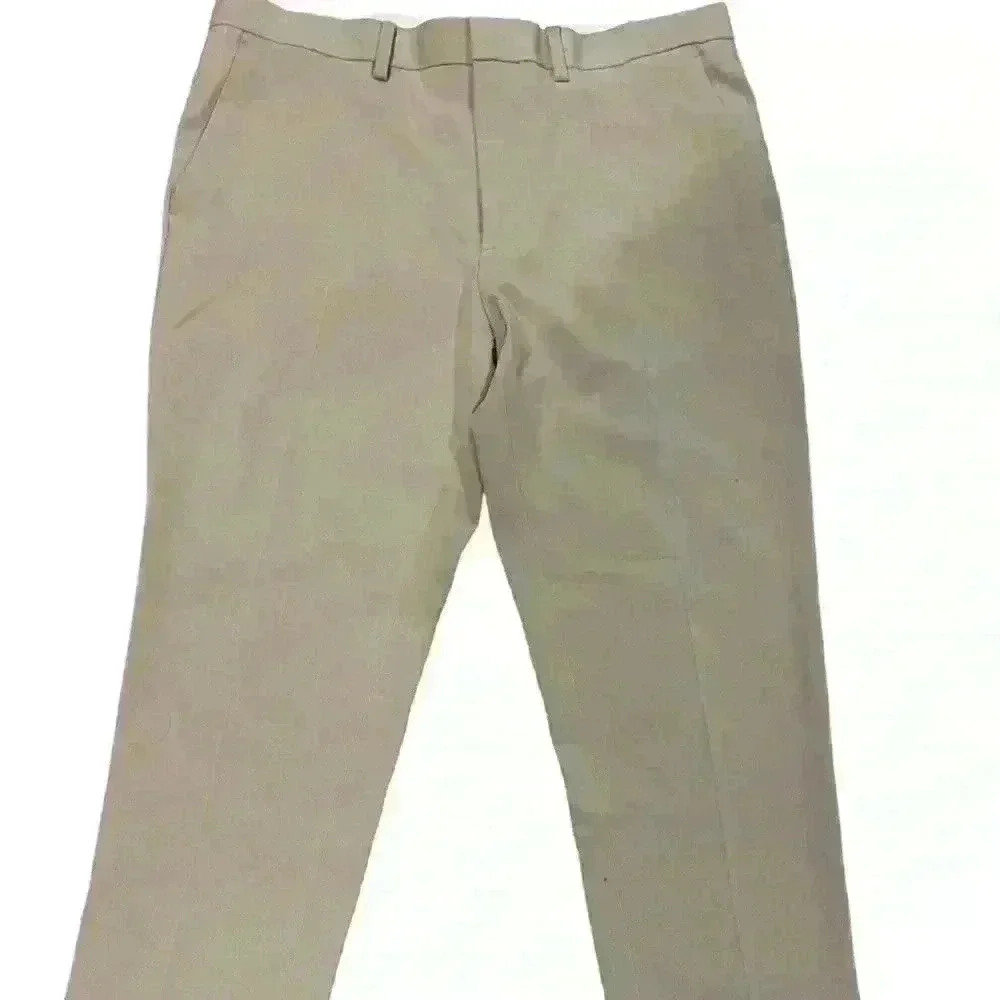 Never worn ASOS Mauve Women’s Work Trousers TO FIT waist W 34 INSIDE LEG 30" - Picture 4 of 6